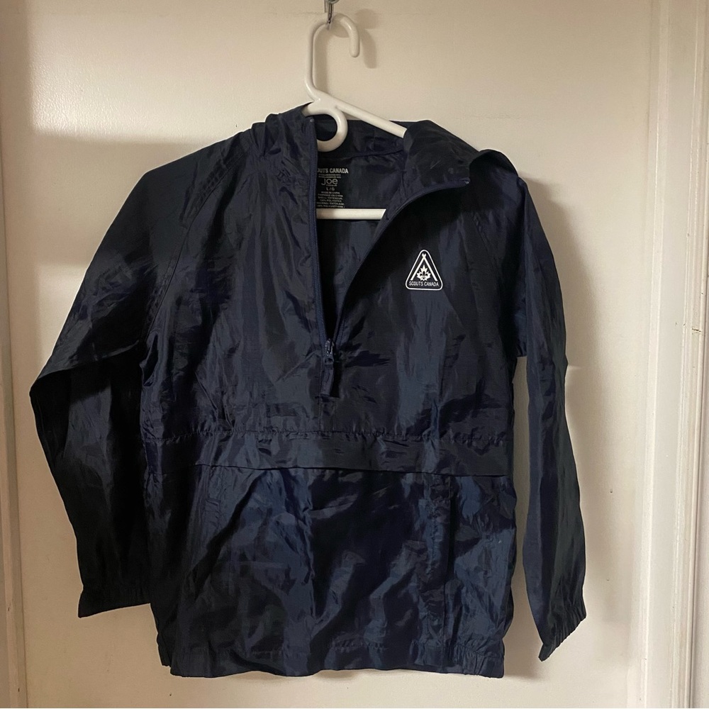 Scouts Canada hooded raincoat